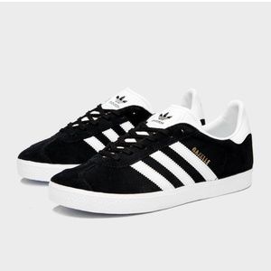 Adidas Black Gazelle Sneakers
